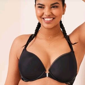 AdoreMe Front Clasp Plunge Push Up
